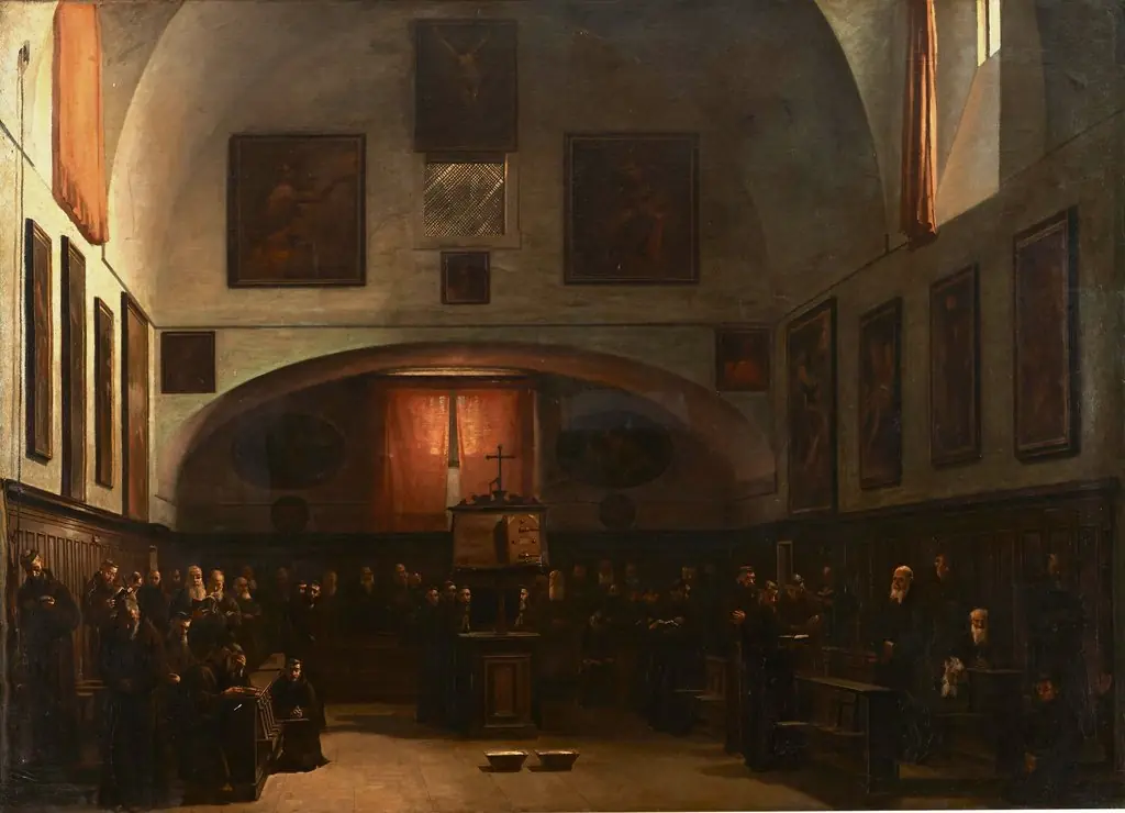 Capuchinos en el coro