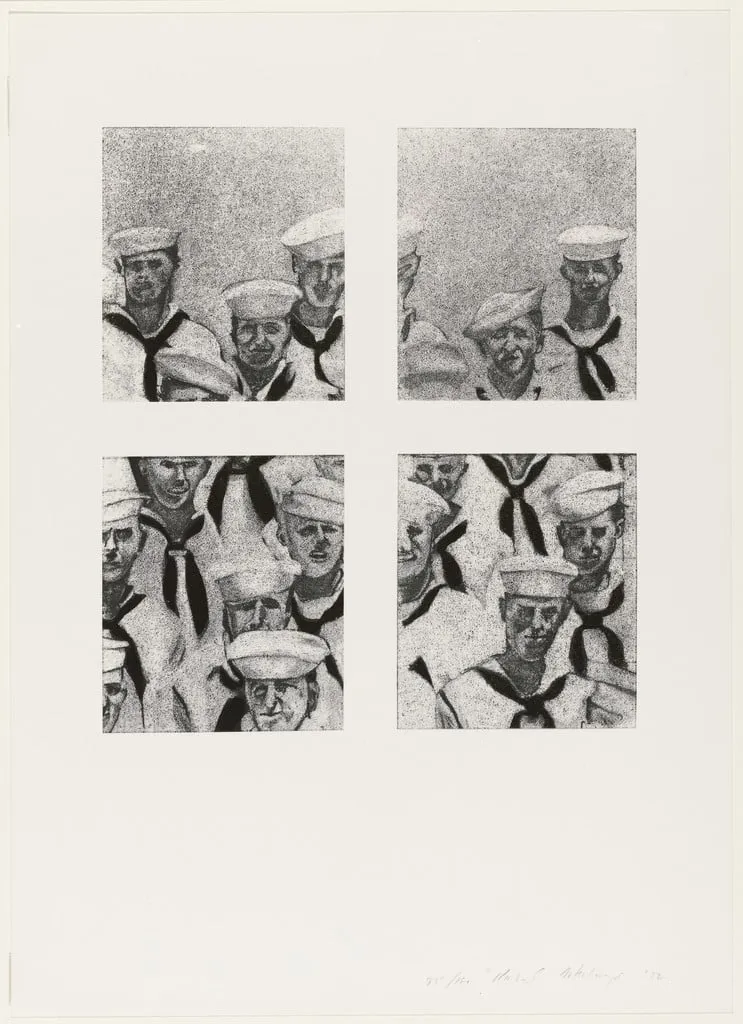 Untitled, by Richard Artschwager, ink, 1972