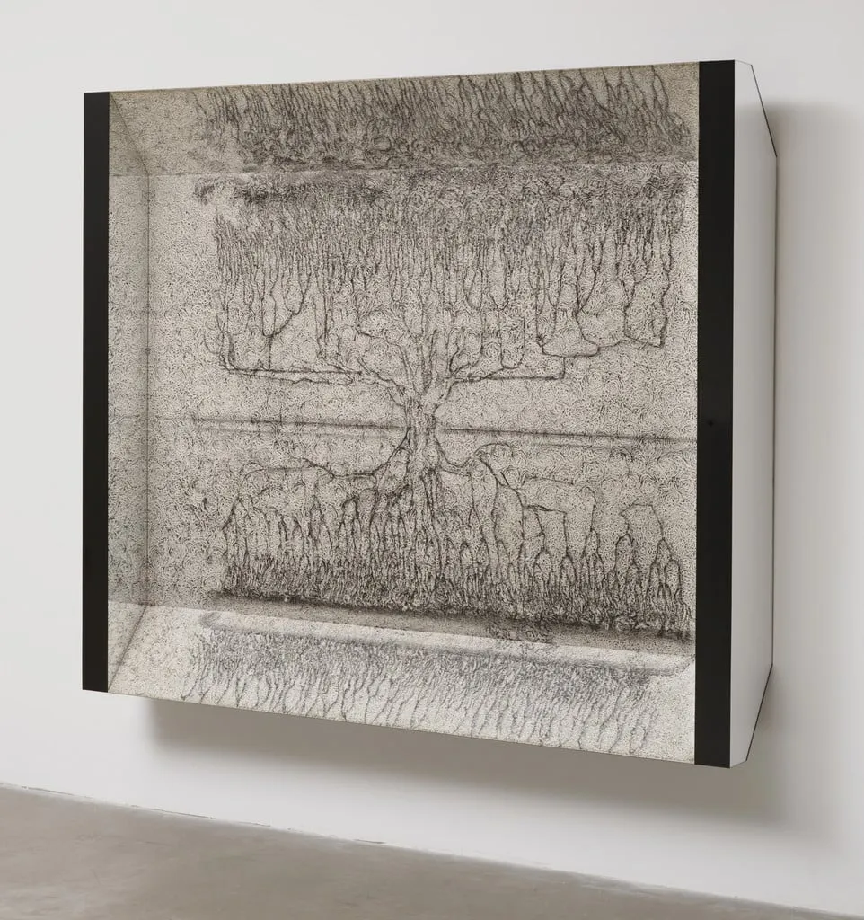 Untitled, by Richard Artschwager, charcoal, 1981