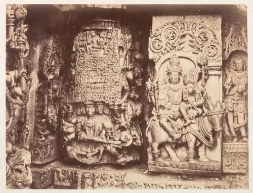Hoyshaleshvara Temple Sculpture, Halebidu (Halebeedu), by Richard Banner Oakeley