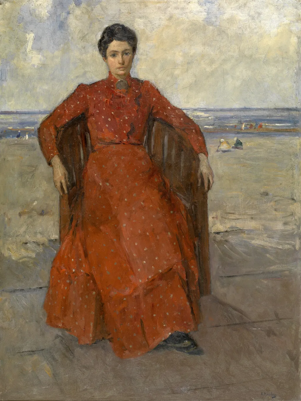 Madame Richard Baseleer, by Richard Baseleer, oil, 1905