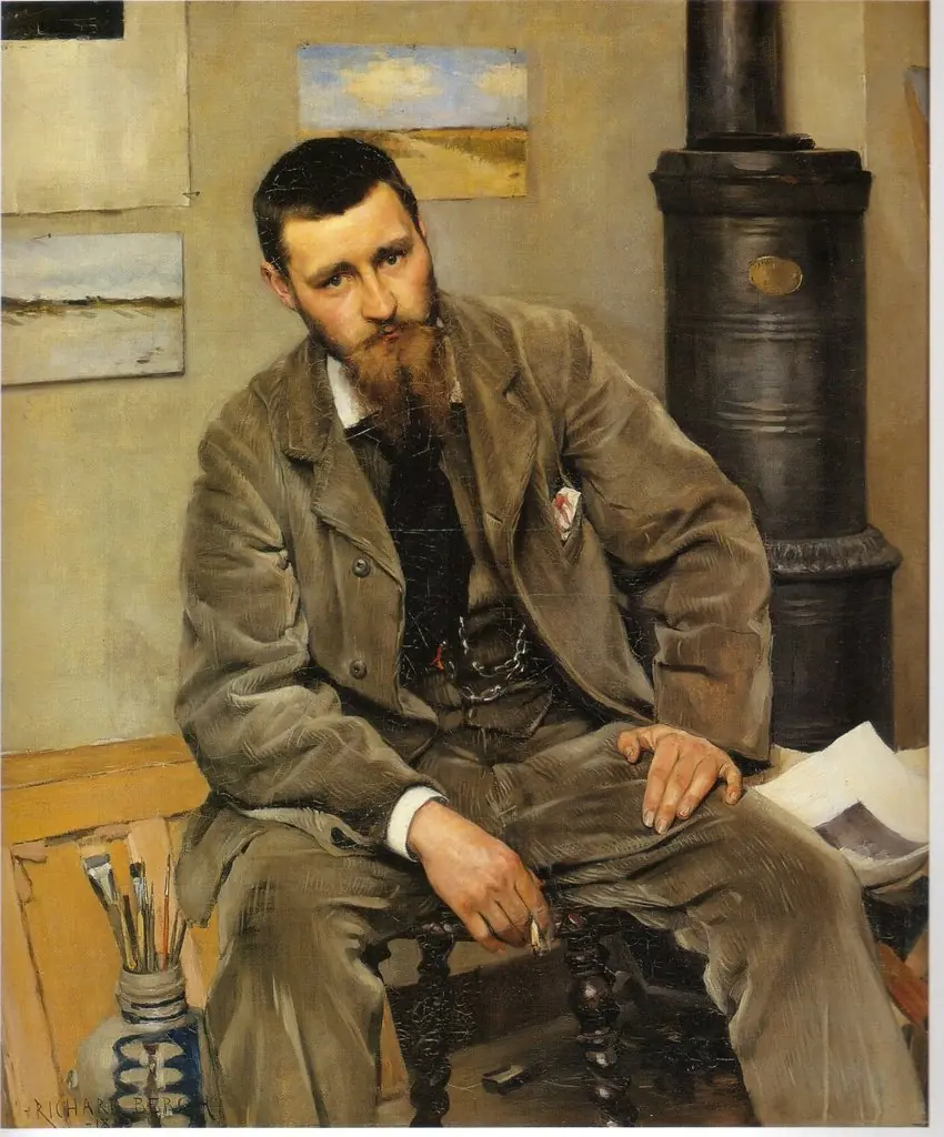 Portrait of the Painter Nils Kreuger, by Richard Bergh