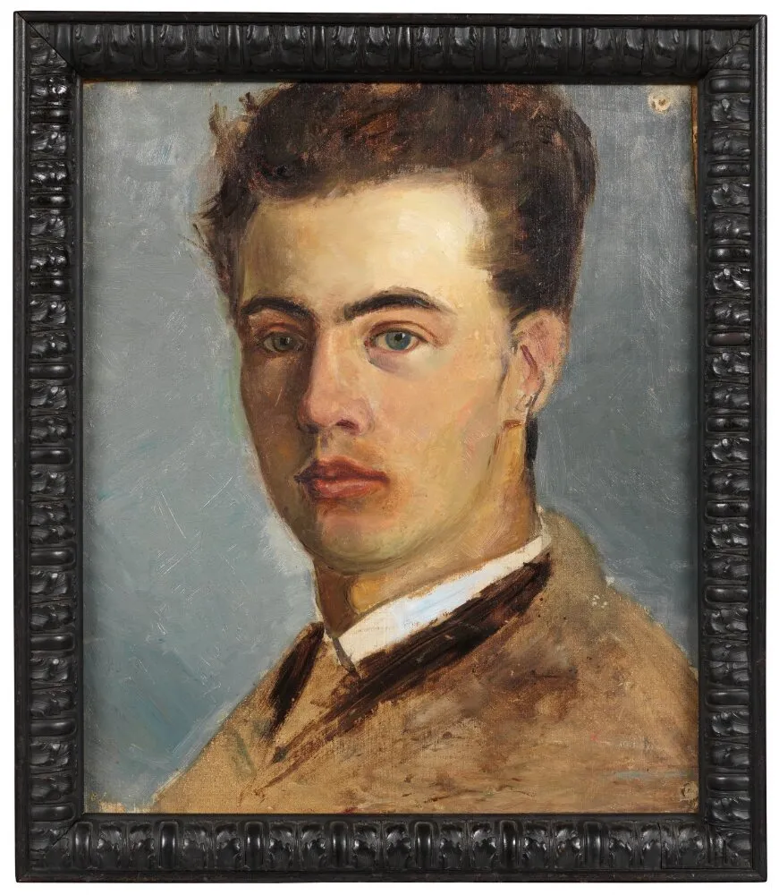 Self-Portrait, by Richard Bergh, unspecified, 1874