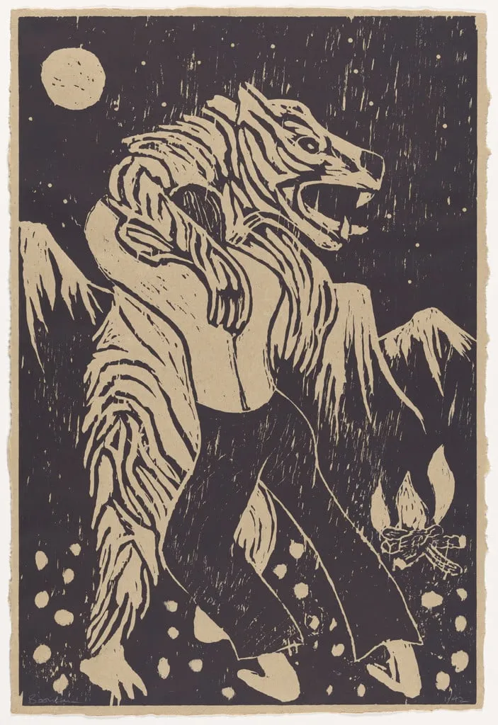 Untitled, by Richard Bosman, ink, 1982