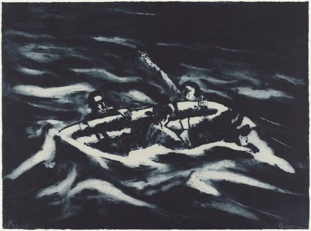 Untitled, by Richard Bosman, ink, 1984