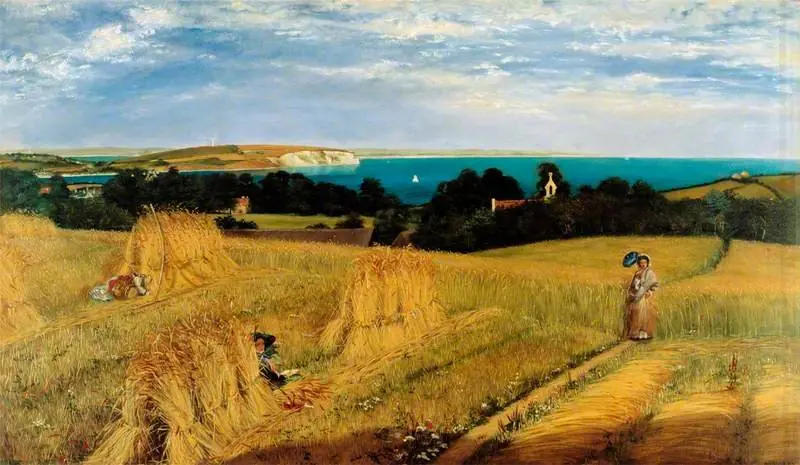 View across Sandown Bay, Isle of Wight, by Richard Burchett