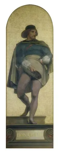 Donatello: design for a mosaic in the Museum (the 'Kensington Valhalla'), by Richard CB, RA, ARA Redgrave