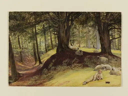 Parkhurst Woods, Abinger, Surrey, by Richard CB, RA, ARA Redgrave