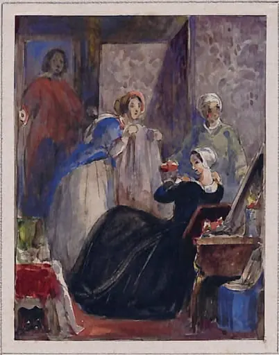 Throwing off her Weeds, by Richard CB, RA, ARA Redgrave
