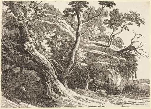 Landscape with Large Trees, by Richard Cooper II