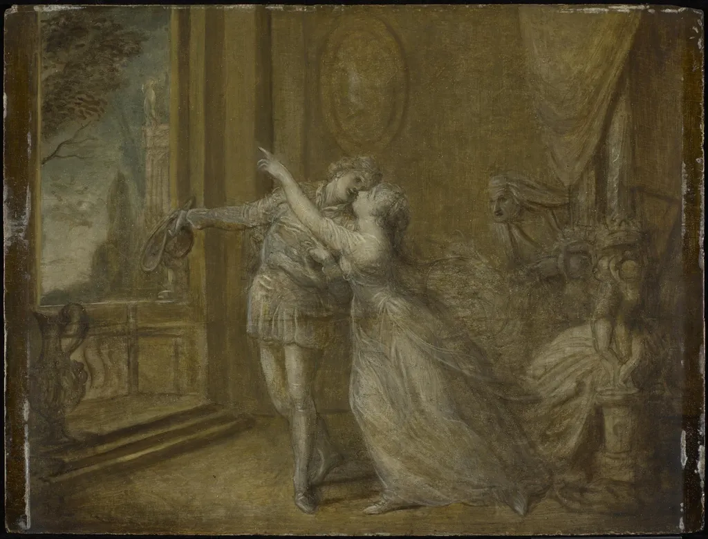 Hero and Leander, by Richard Cosway, oil, 1791