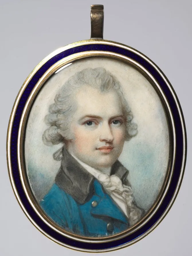 Portrait of a Man, by Richard Cosway, unspecified, 1790