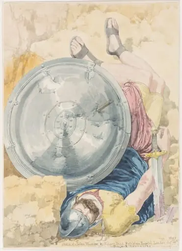 A Fallen Warrior, by Richard Dadd
