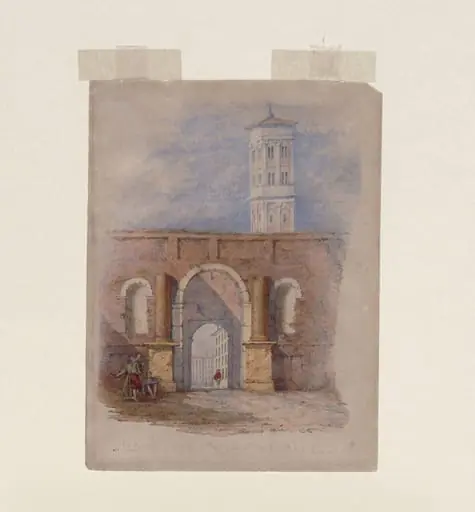 An Ancient Gateway in the Vicinity of St. Peter's, Rome, by Richard Dadd