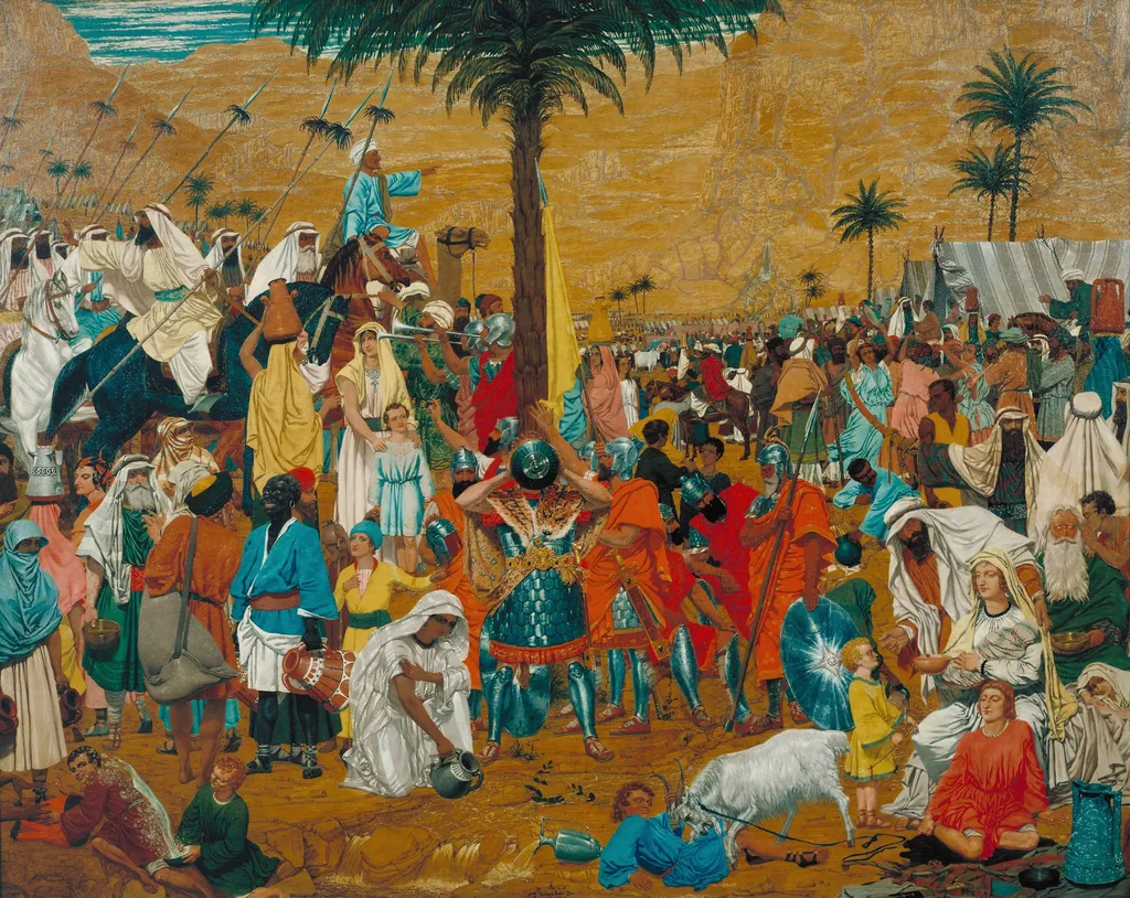 The Flight out of Egypt, by Richard Dadd, oil, 1849