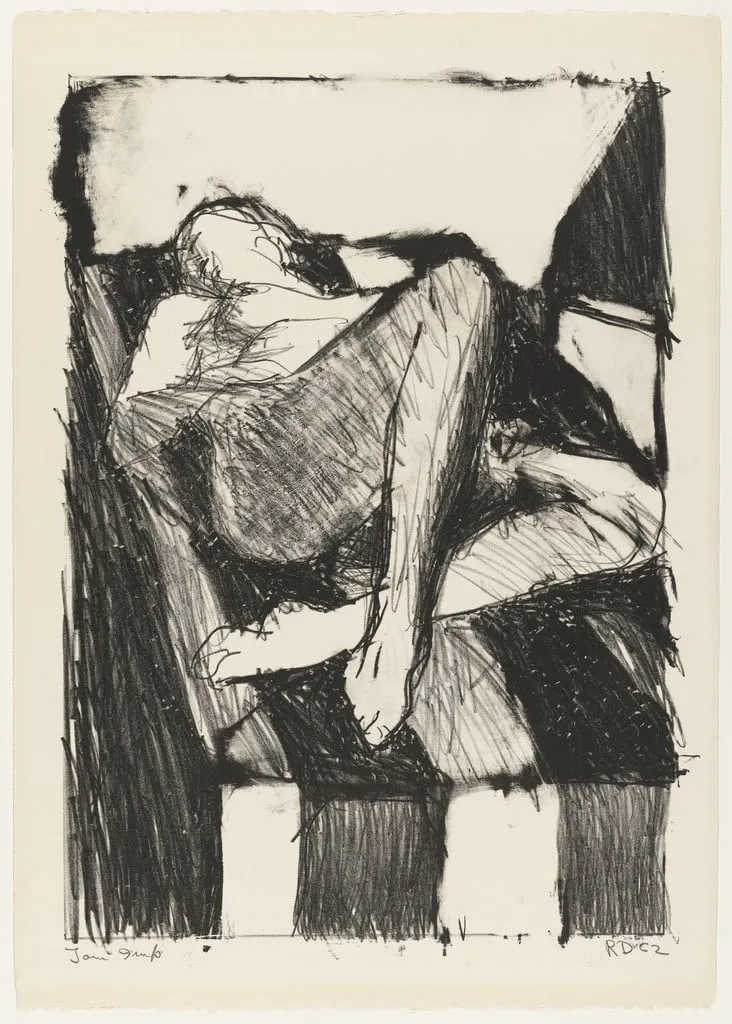 Untitled, by Richard Diebenkorn, ink, 1962