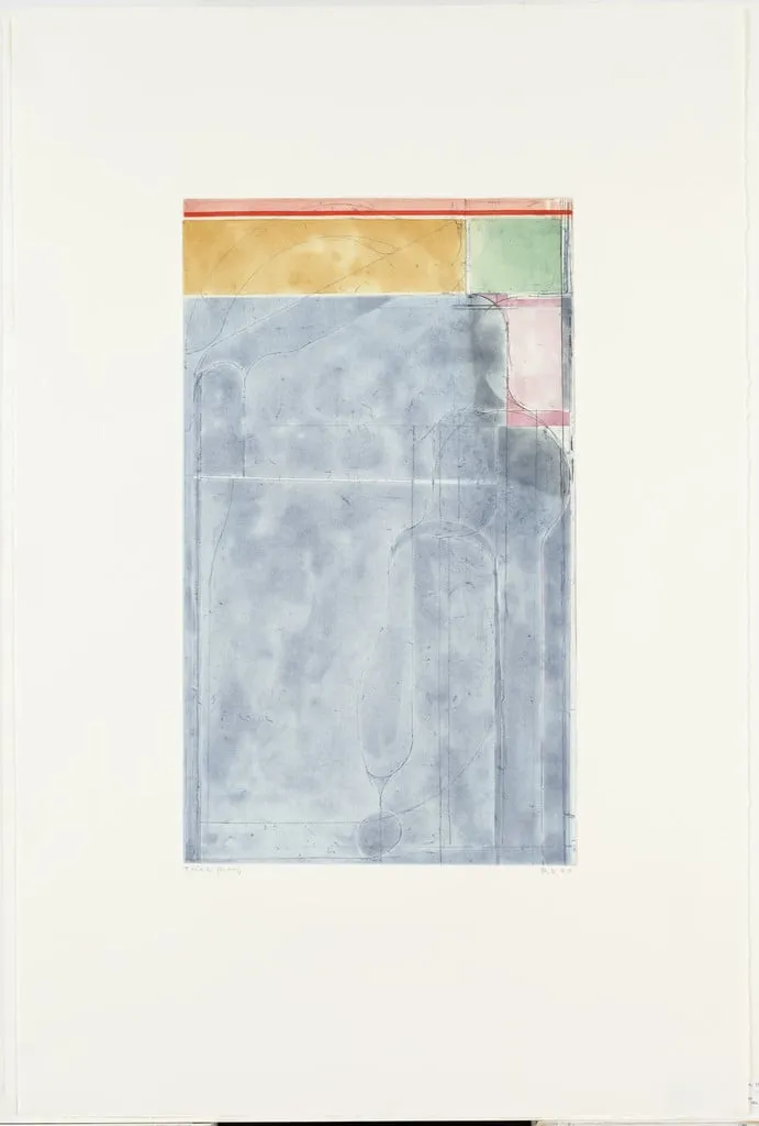 Untitled, by Richard Diebenkorn, ink, 1980