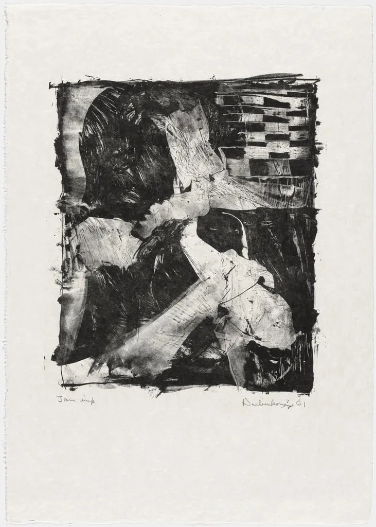 Untitled, by Richard Diebenkorn, ink, 1961