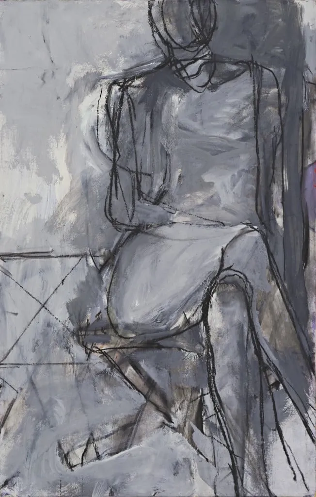Untitled, by Richard Diebenkorn, charcoal, 1966