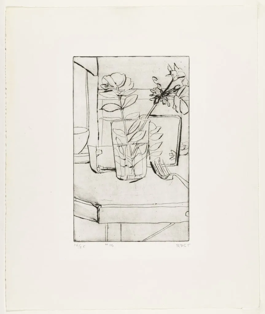 Untitled, by Richard Diebenkorn, ink, 1965