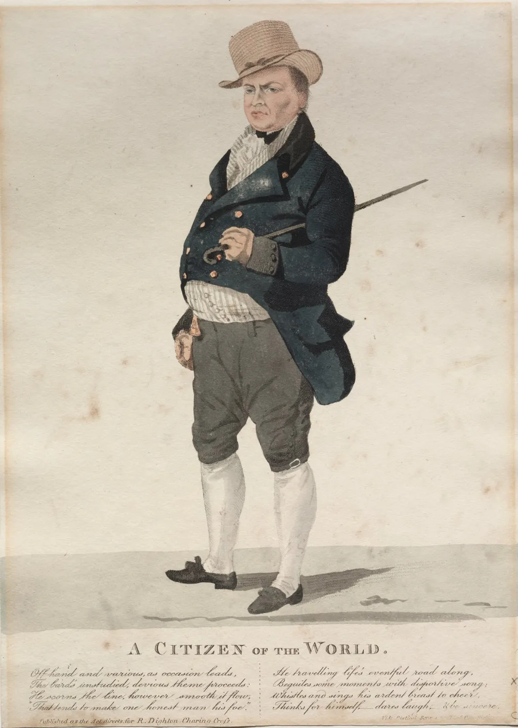A Citizen of the World, by Richard Dighton, 1845
