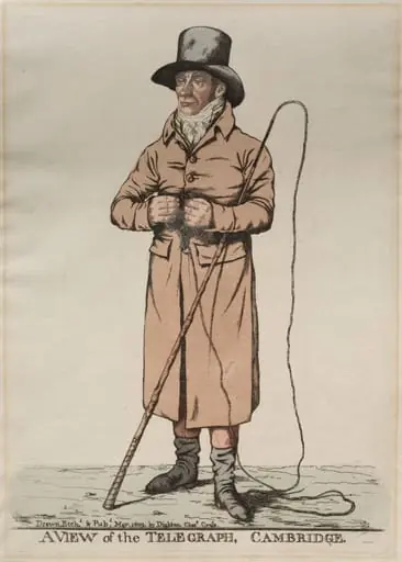 A View of the Telegraph, Cambridge, by Richard Dighton