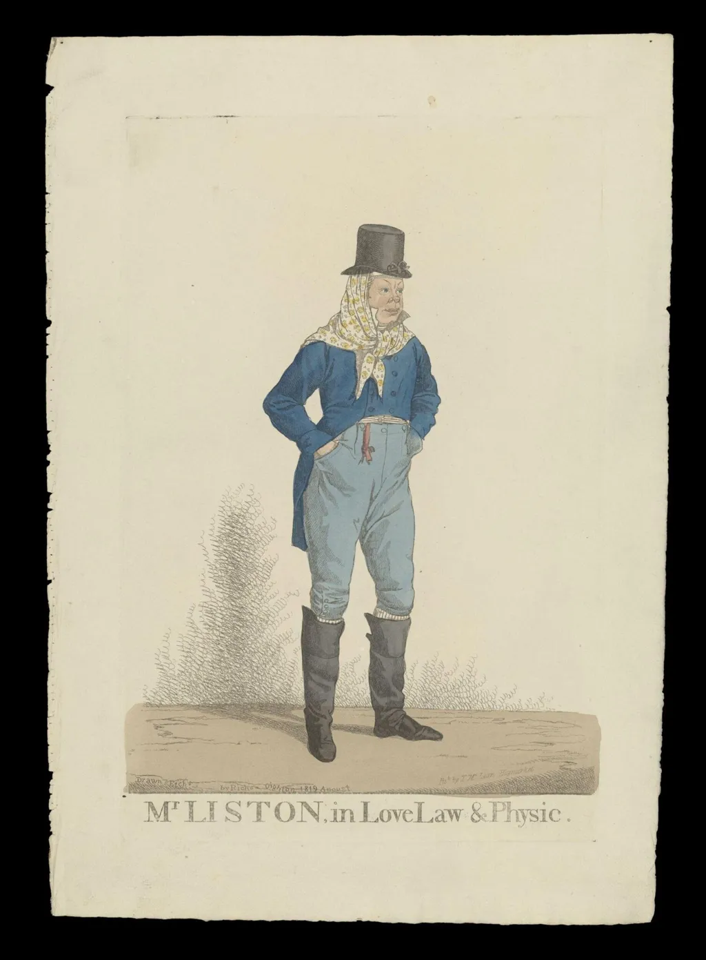 H Beard Print Collection, by Richard Dighton, 1819