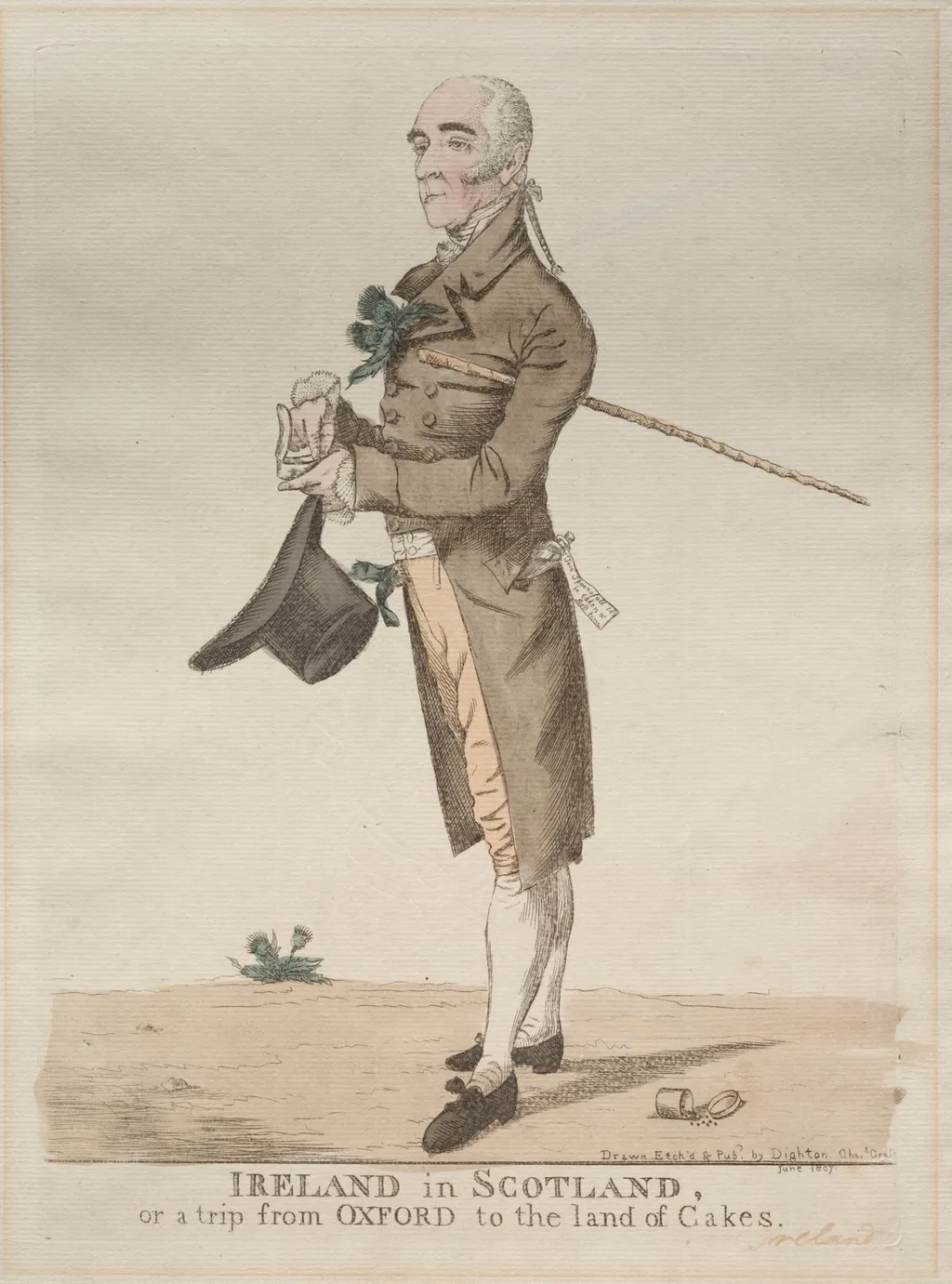 Ireland in Scotland, or a Trip from Oxford to the Land of Cakes, by Richard Dighton, 1807