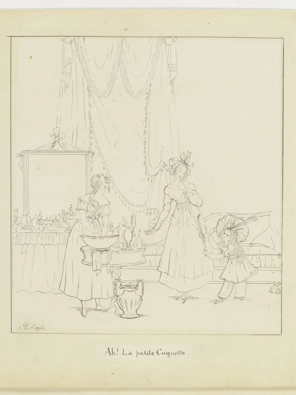 Ah! La petite Coquette, by Richard Doyle, 1824