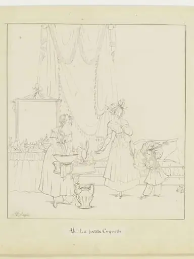 Ah! La petite Coquette, by Richard Doyle