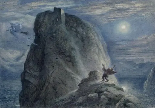 The Witch's Home, No.2. "She's Off", by Richard Doyle