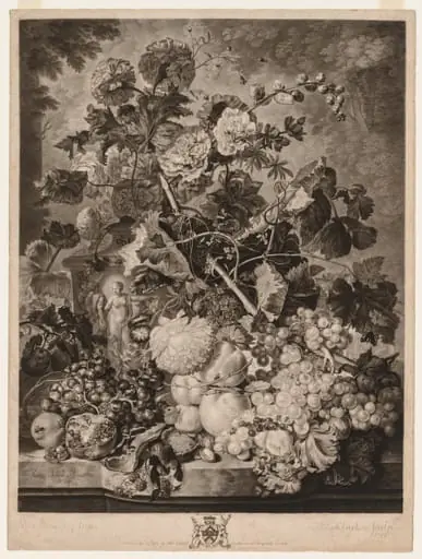 A Fruit Piece, by Richard Earlom