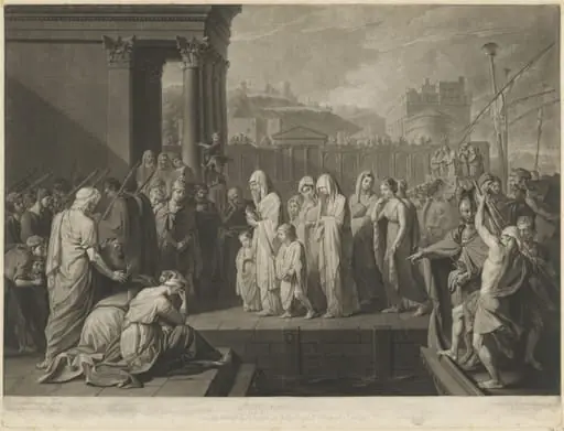 Agrippina Landing at Brindisi with the Ashes of Germanicus, by Richard Earlom