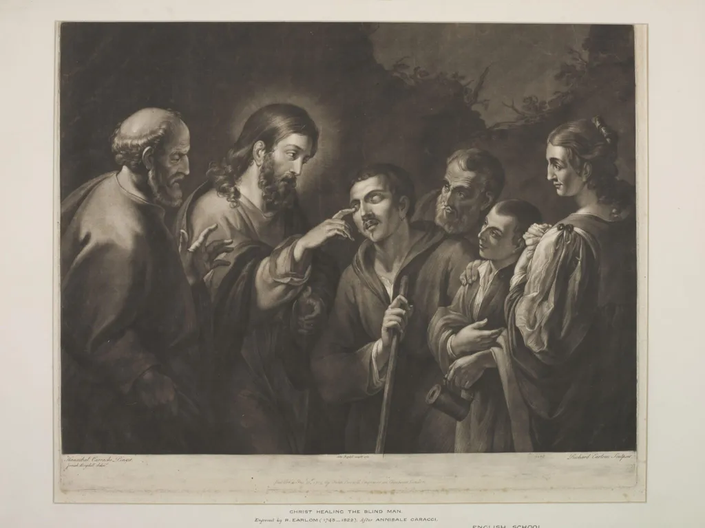 Christ Healing the Blind Man, by Richard Earlom