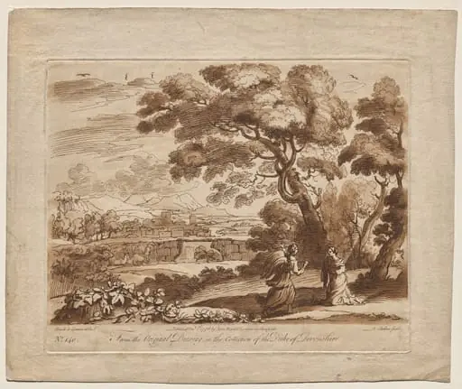 Landscape, Plate No. 140, by Richard Earlom