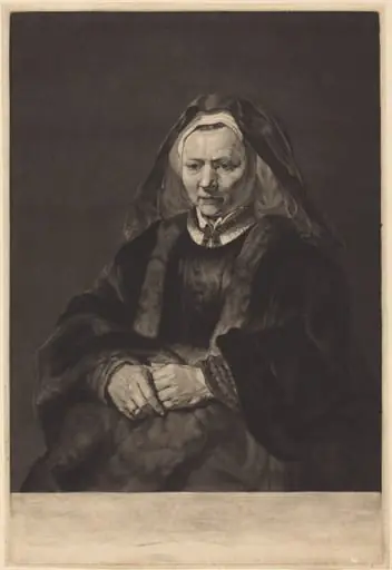Rembrandt's Wife, by Richard Earlom