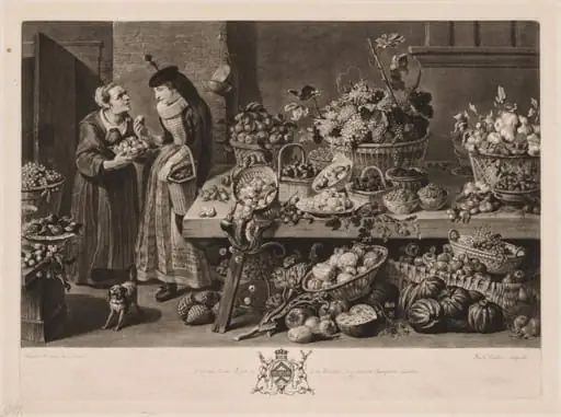 The Four Markets: The Fruit Market, by Richard Earlom