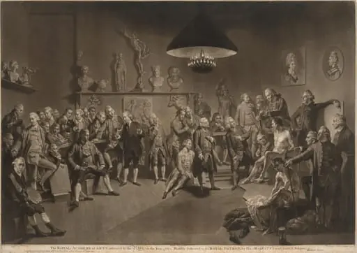 The Royal Academy of Arts, by Richard Earlom