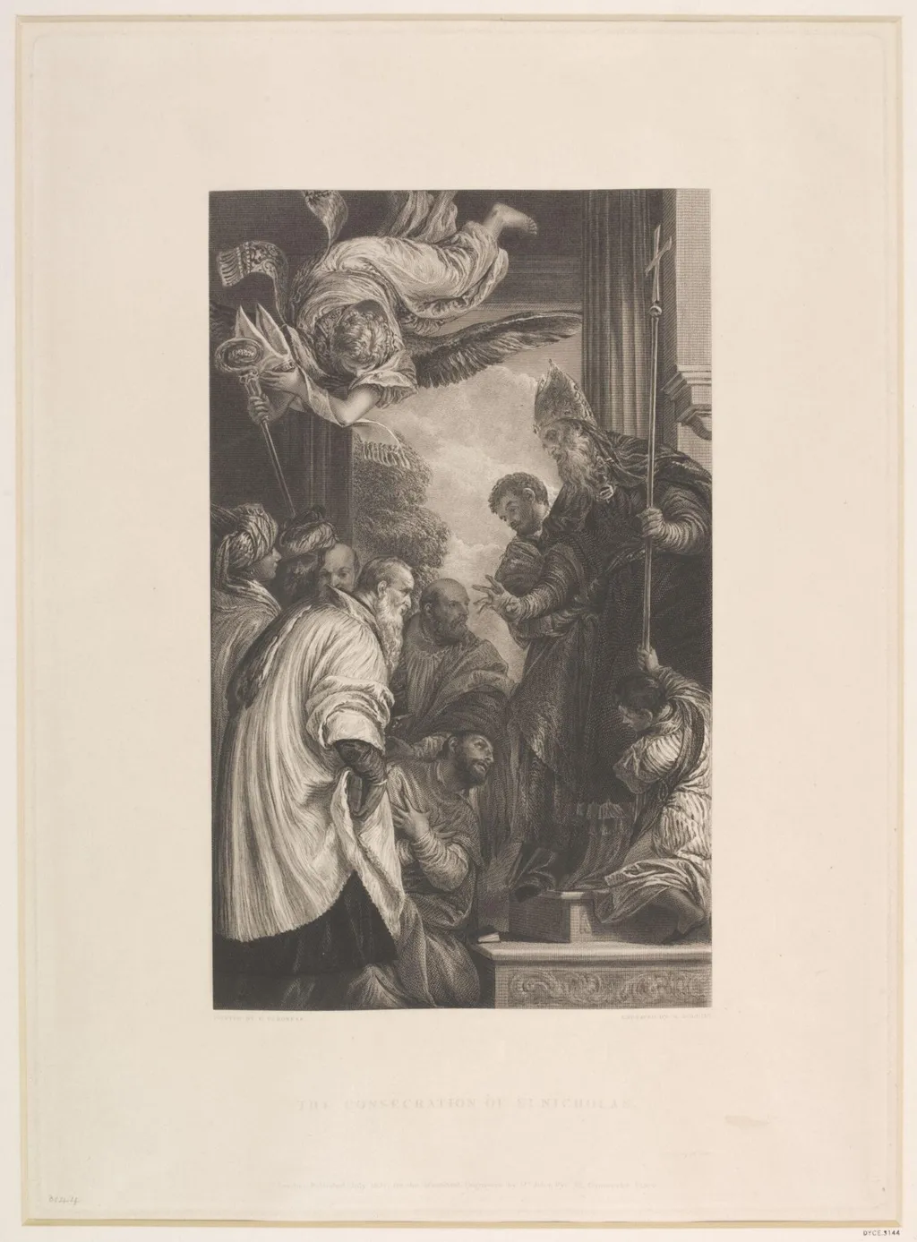 Consecration of St. Nicholas, by Richard Golding, 1800