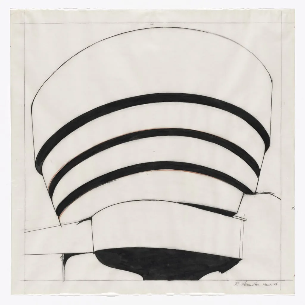 Untitled, by Richard Hamilton, graphite, 1965