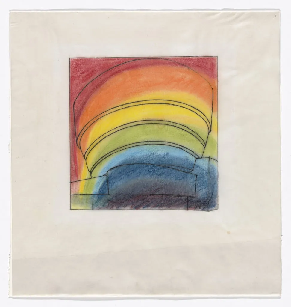 Untitled, by Richard Hamilton, graphite, 1966