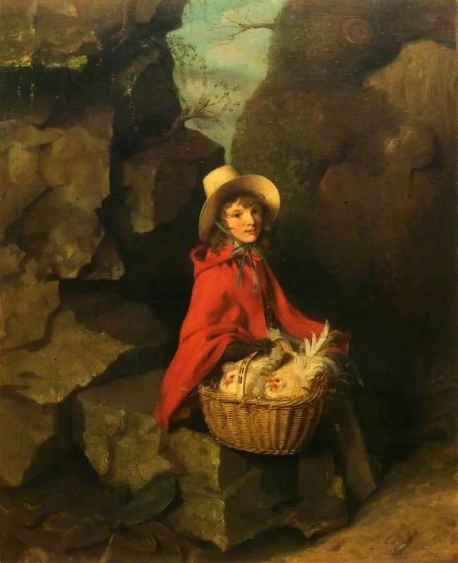 The Poultry Seller, by Richard Heighway, oil, 1796