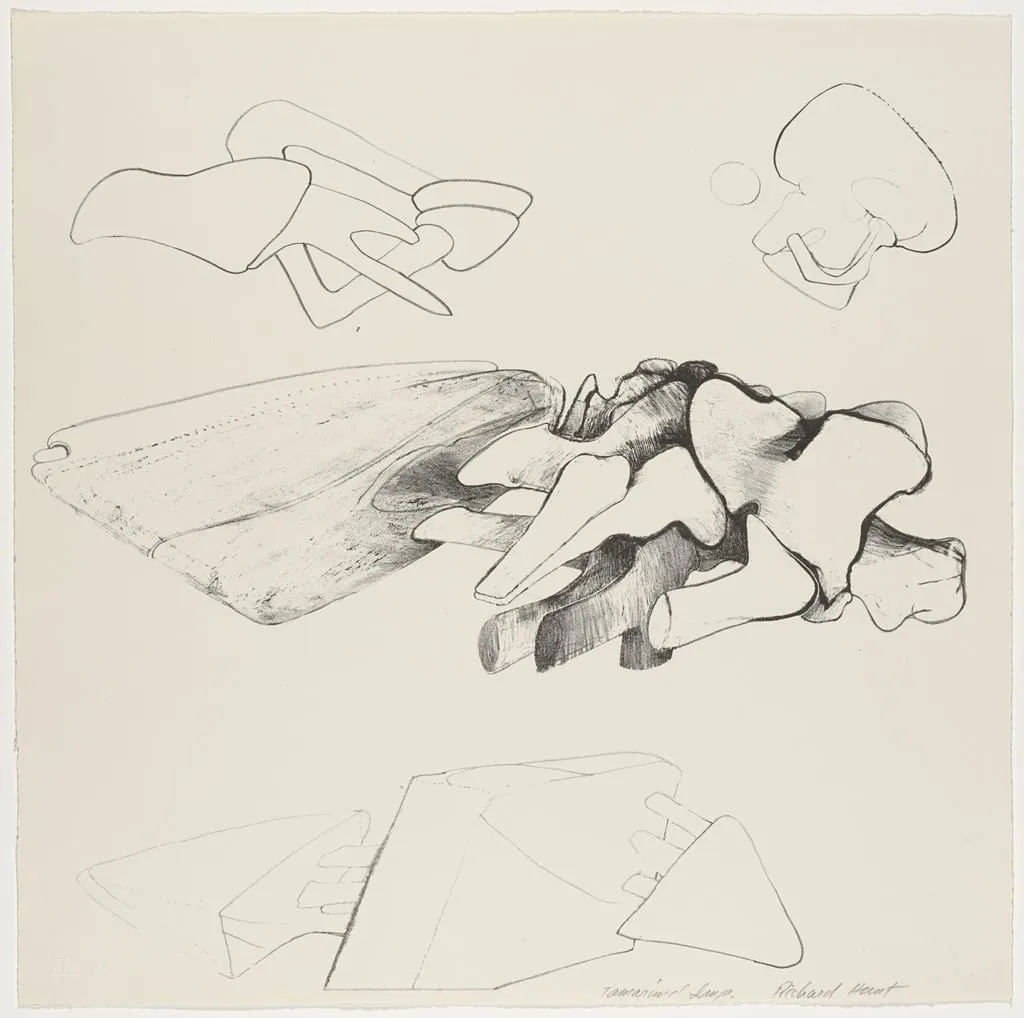 Untitled, by Richard Hunt, ink, 1965
