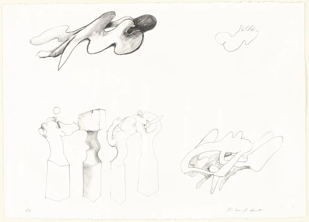 Untitled, by Richard Hunt, ink, 1969