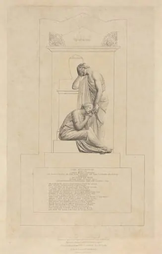 Monument to John Hudleston, by Richard James Lane
