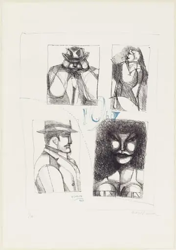 Untitled, by Richard Lindner