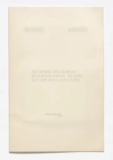 Untitled, by Richard Long