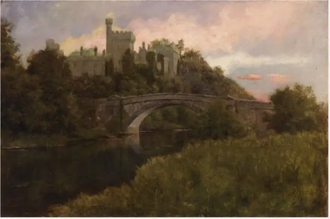 Castle on a River, Sunset, by Richard Moynan