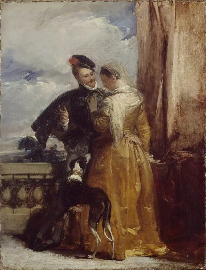 Amy Robsart and the Earl of Leicester, by Richard Parkes Bonington
