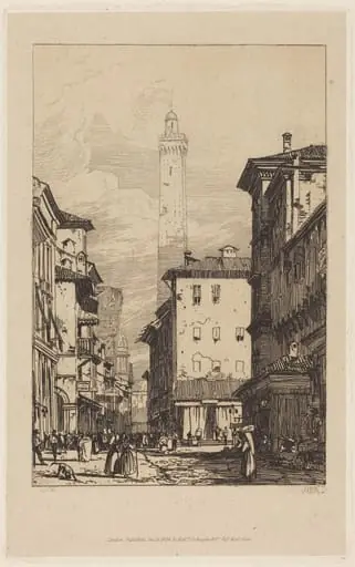Bologna, by Richard Parkes Bonington